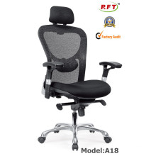 Moderno ergonómico Oficina Nylon Ocio Manga silla ejecutiva (A18)